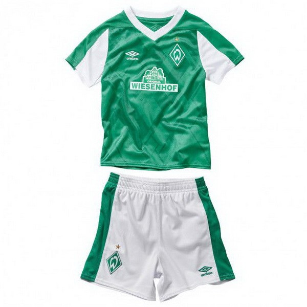 Camiseta Werder Bremen Replica Primera Ropa Niños 2020/21 Verde